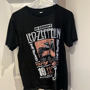 Led zeppelin oversized band Tee shirt